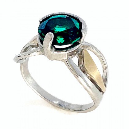 Перстень 645 альпініт смарагд Rh Timofeev