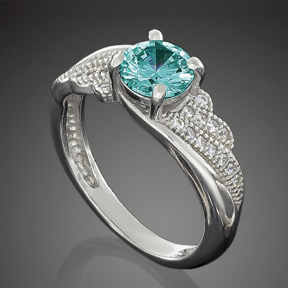 Перстень 802 топаз Rh Timofeev