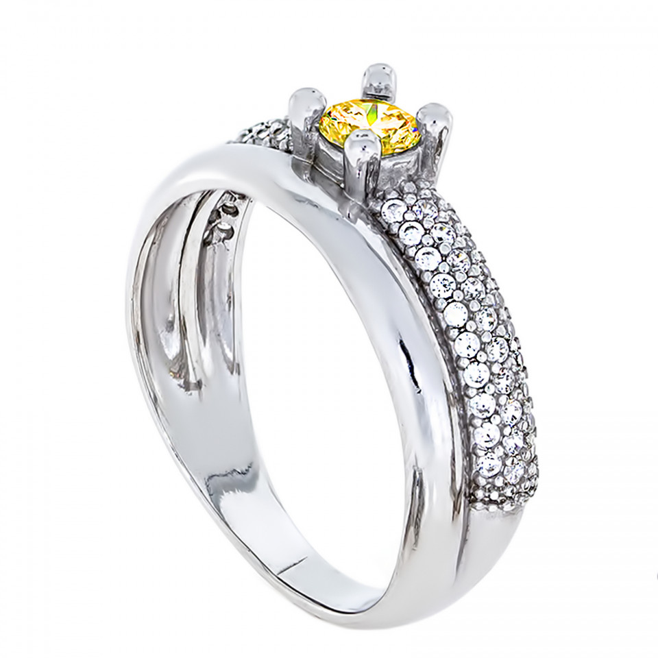 Перстень 831 цитрин Rh Timofeev