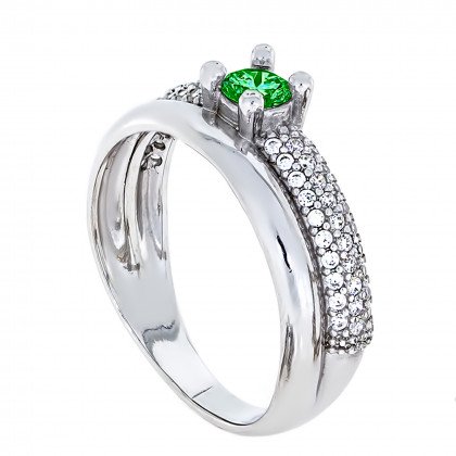 Перстень 831 хризоліт Rh Timofeev