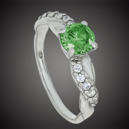Перстень 655 альпініт зелений Rh Timofeev