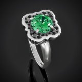 Перстень 610 альпініт смарагд