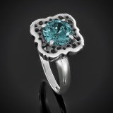 Перстень 610 альпініт блакитний