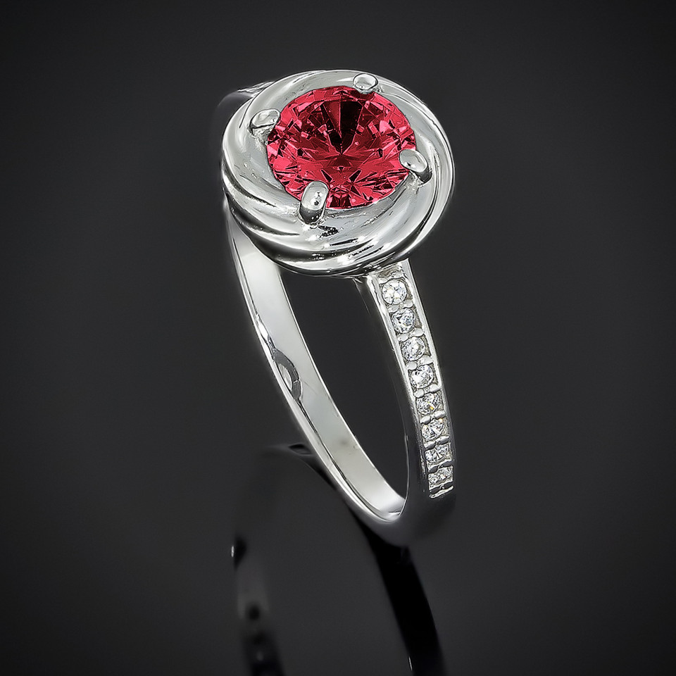 Перстень 598 альпініт клюква Rh Timofeev