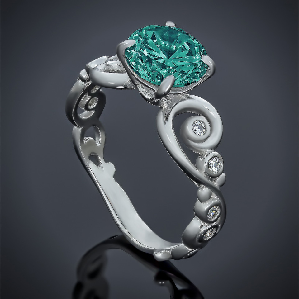 Перстень 560 топаз Rh Timofeev