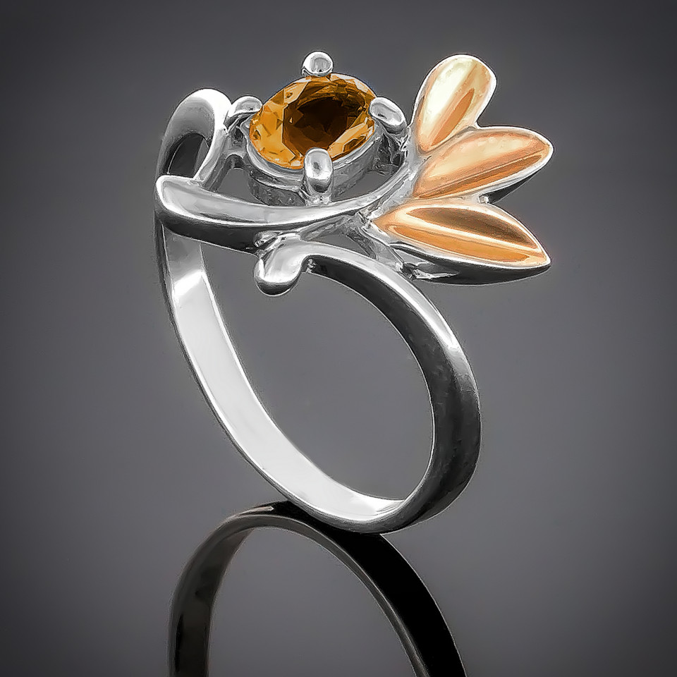 Перстень 40 раухтопаз Timofeev