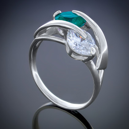 Перстень 118 альпініт монтана Rh Timofeev