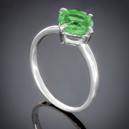 Перстень 138 альпініт зелений Rh Timofeev