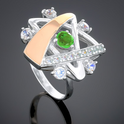 Перстень 180 хризоліт Rh Timofeev