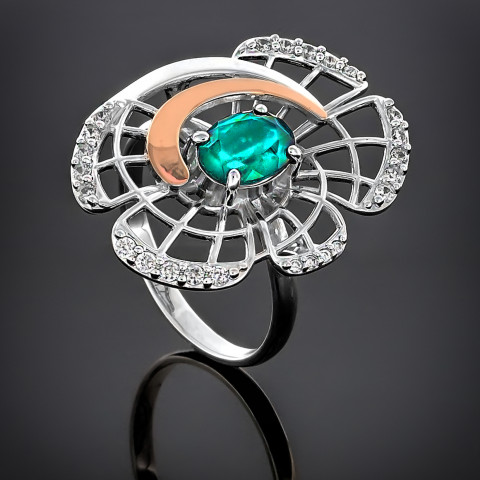 Перстень 339 топаз Rh Timofeev