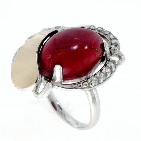 Перстень 315 яшма імітація Rh Timofeev