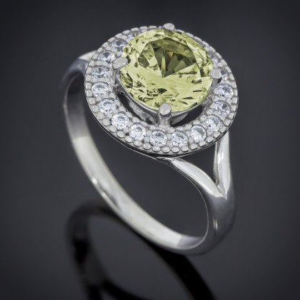 Перстень 536 султаніт Rh Timofeev