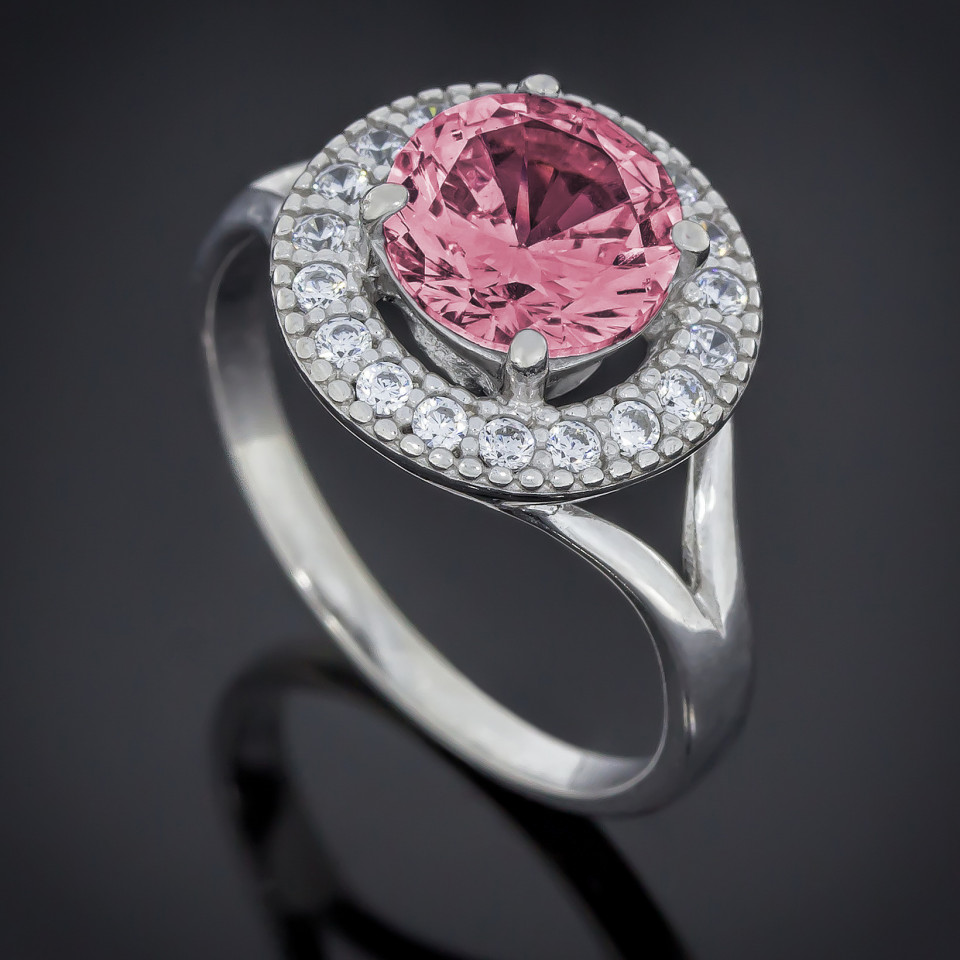 Перстень 536 альпініт червоний Rh Timofeev