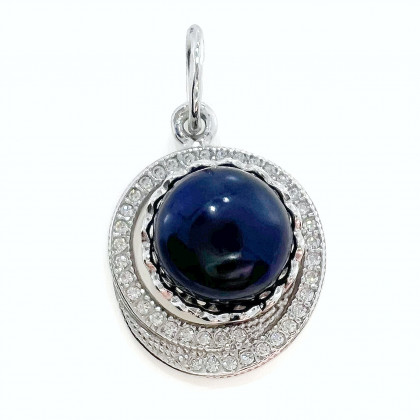 Підвіс 562 перлина чорна Rh Timofeev