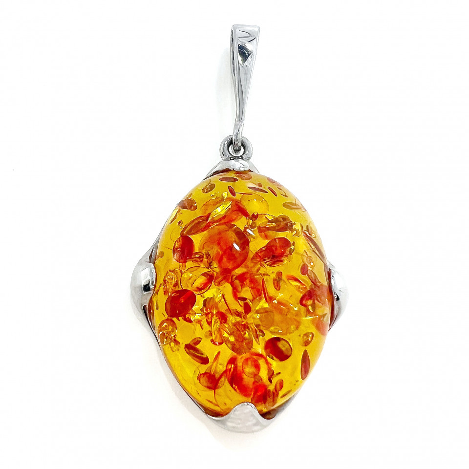 Підвіс 449 янтарь жовтий імітація Rh Timofeev