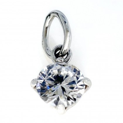 Підвіс 547 цирконій білий Rh Timofeev