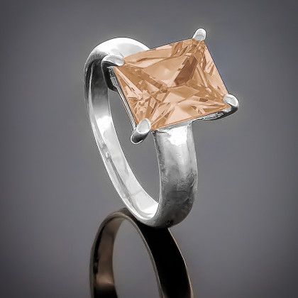 Перстень 117 раухтопаз Rh Timofeev