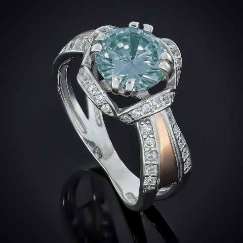 Перстень 552 альпініт монтана Rh Timofeev