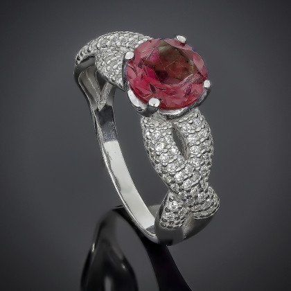 Перстень 512(2) гранат Rh Timofeev