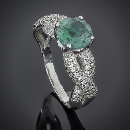 Перстень 512(2) альпініт монтана Rh Timofeev