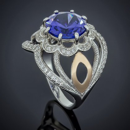 Перстень 508 альпініт монтана Rh Timofeev