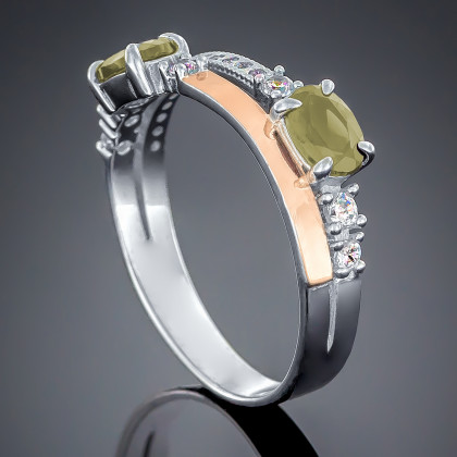 Перстень 491 цитрин Rh Timofeev