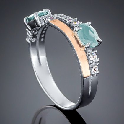 Перстень 491 топаз Rh Timofeev