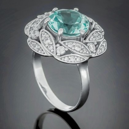 Перстень 454 топаз Rh Timofeev