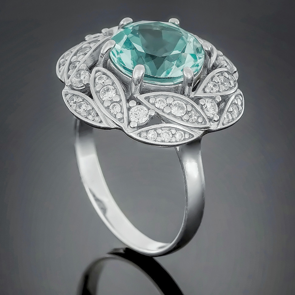 Перстень 454 топаз Rh Timofeev