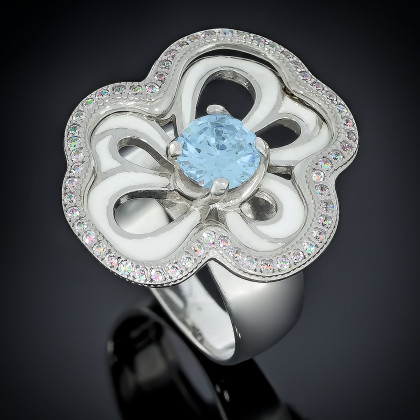 Перстень 462 топаз Rh Timofeev