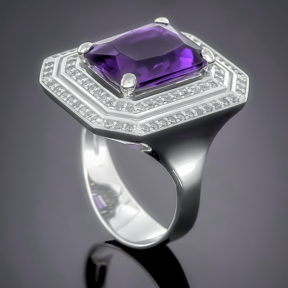 Перстень 455 альпініт сірень Rh Timofeev