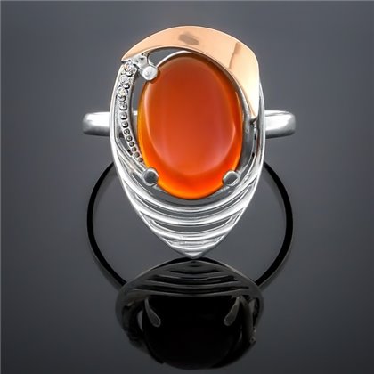 Перстень 307 сердолік Rh Timofeev