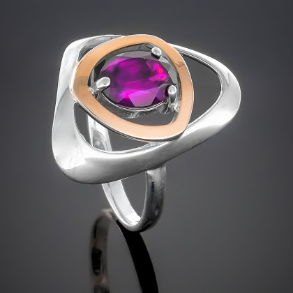 Перстень 311 аметист Rh Timofeev