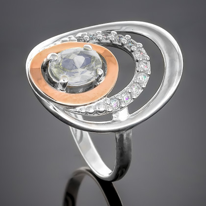 Перстень 290 цирконій білий Rh Timofeev