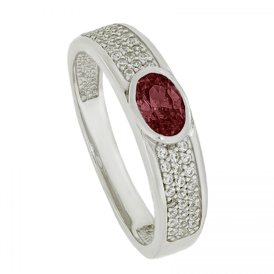 Перстень 1031 гранат Rh Timofeev