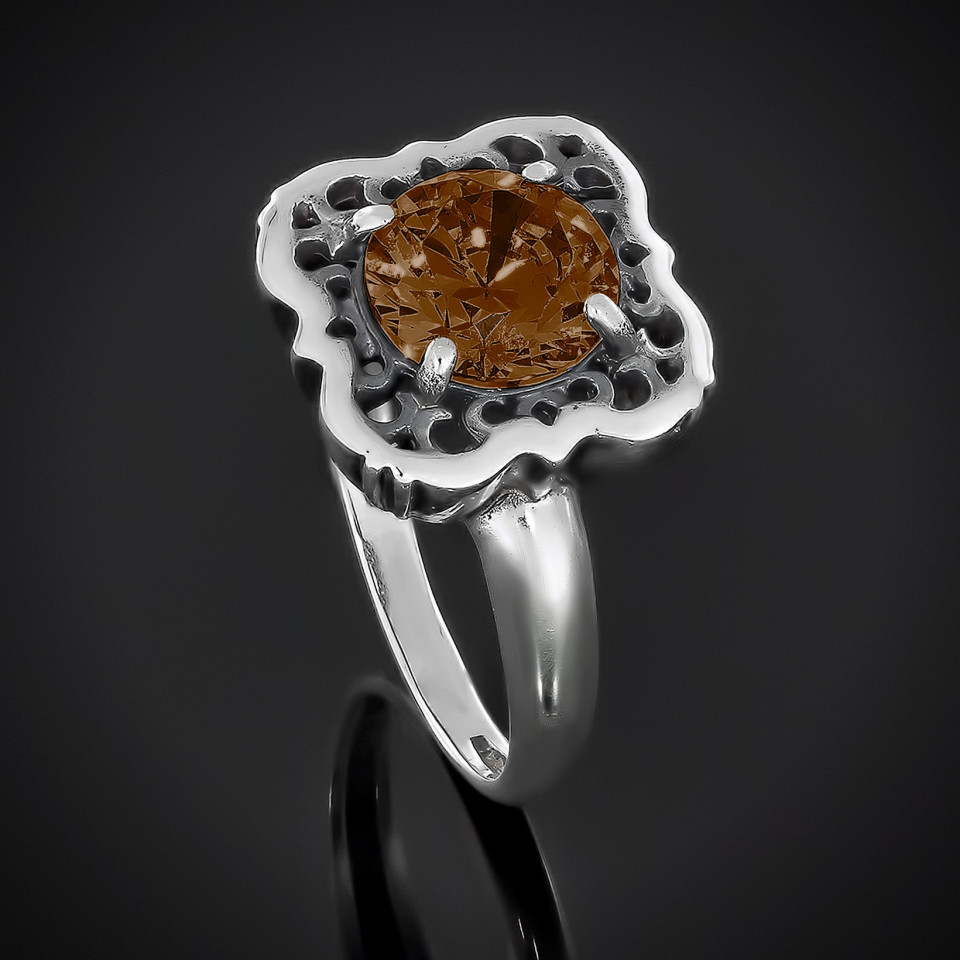 Перстень 610 альпініт димчатий Timofeev