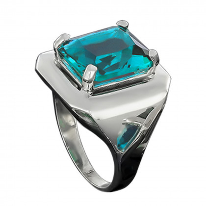 Перстень 617 альпініт блакитний Rh Timofeev