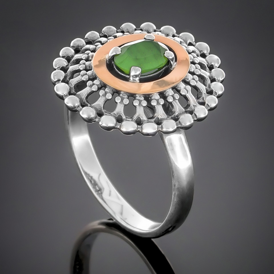 Перстень 274 хризоліт Timofeev