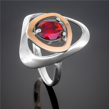 Перстень 311 гранат Rh Timofeev