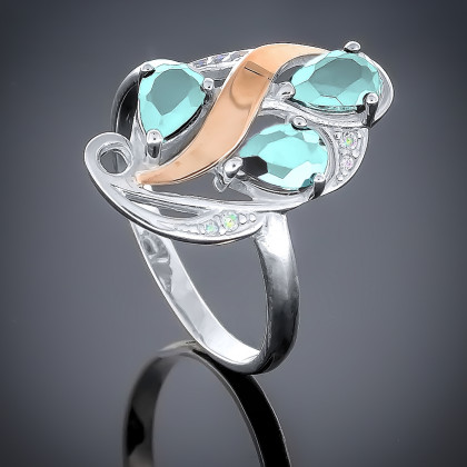 Перстень 239 топаз Timofeev