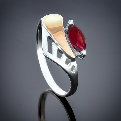 Перстень 77 гранат Timofeev