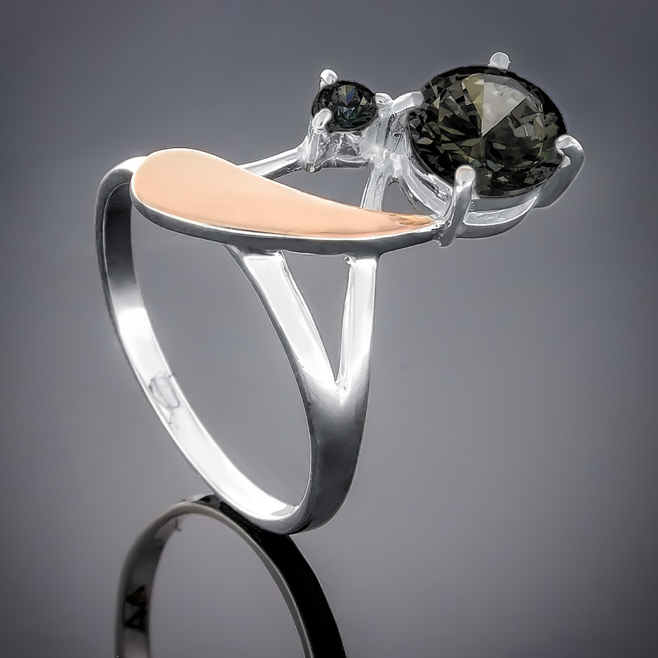 Перстень 81 чорний Timofeev