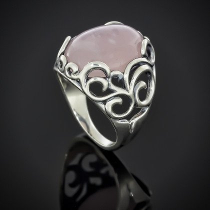 Перстень 592 корал імітація Timofeev 2