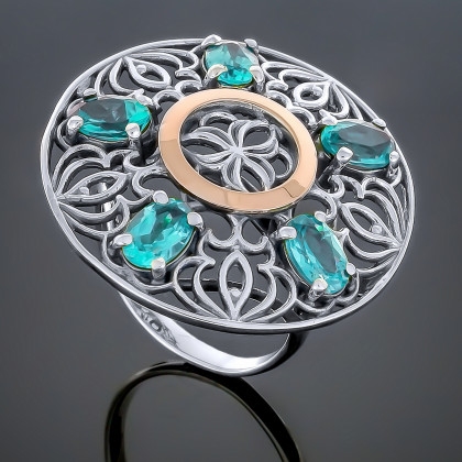 Перстень 358 топаз Timofeev