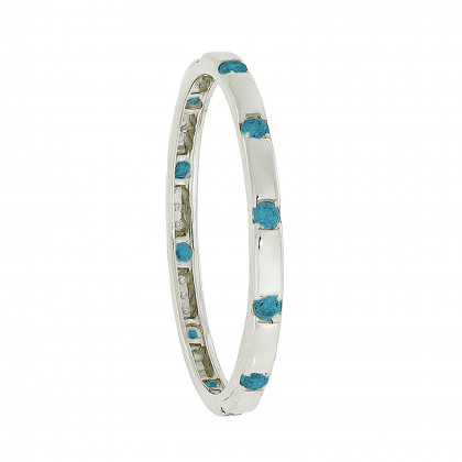 Перстень 995 цирконій синій Rh Timofeev