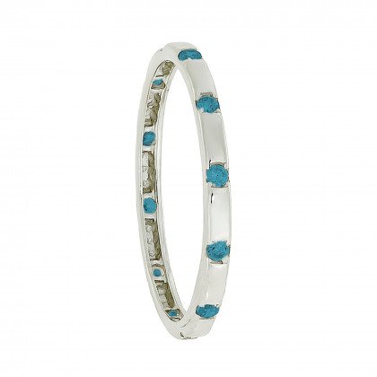 Перстень 995 цирконій синій Rh Timofeev