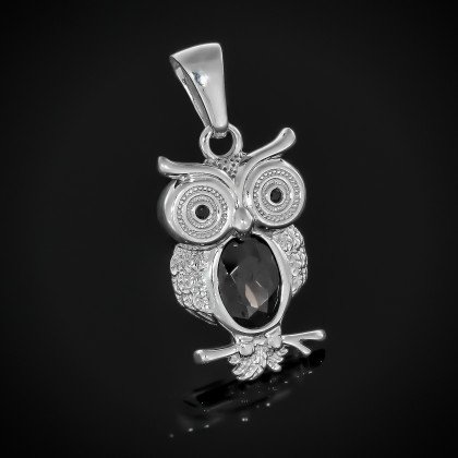 Підвіс 608 цирконій чорний/цирконій чорний Rh Timofeev