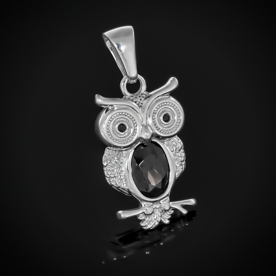 Підвіс 608 цирконій чорний/цирконій чорний Rh Timofeev