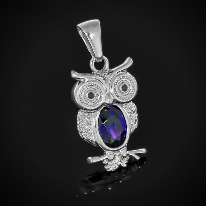 Підвіс 608 альпініт містік/цирконій чорний Rh Timofeev