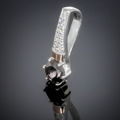 Підвіс 369 цирконій чорний Rh Timofeev